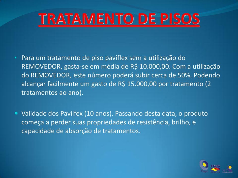 Podendo alcançar facilmente um gasto de R$ 15.000,00 por tratamento (2 tratamentos ao ano).