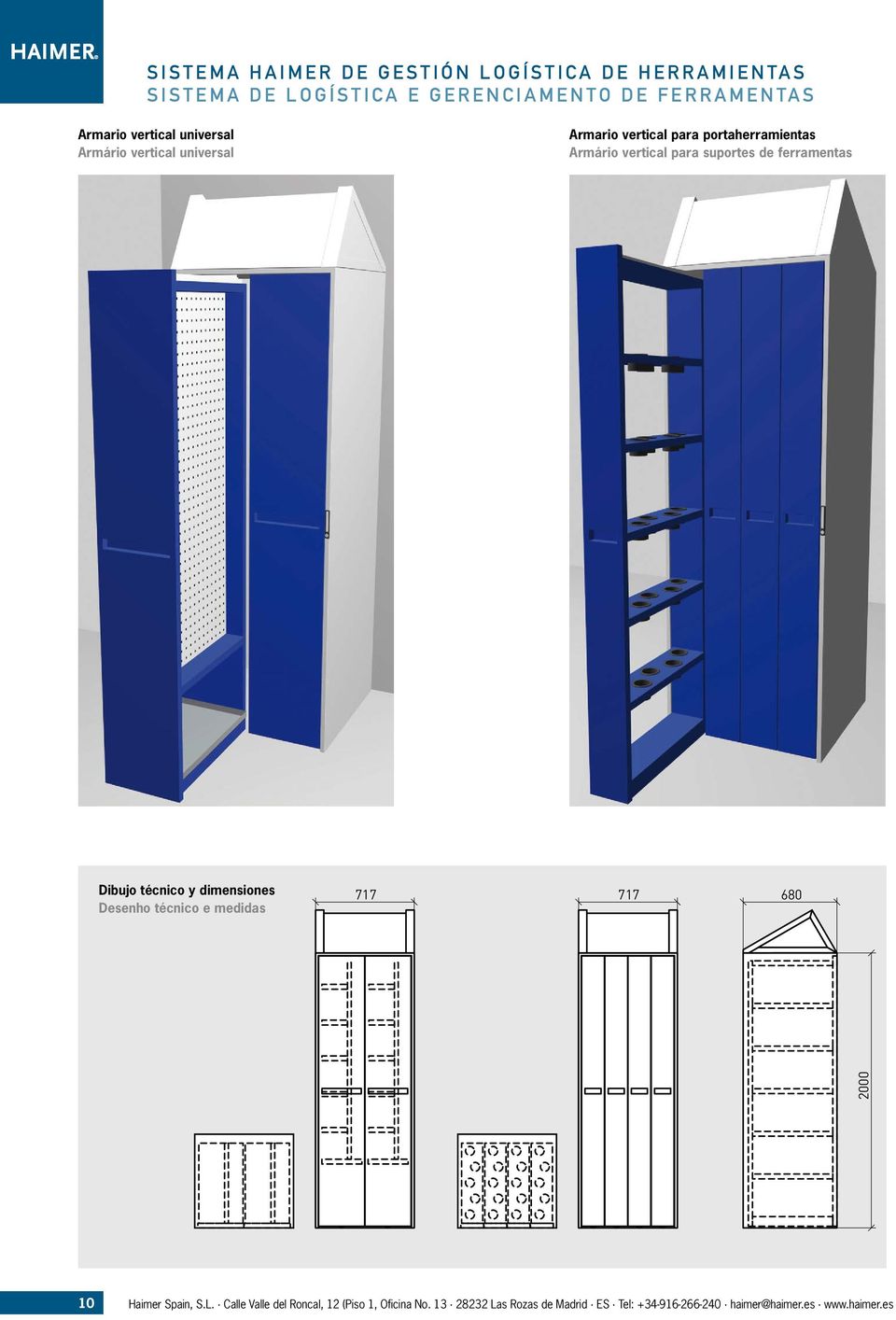 vertical para suportes de ferramentas 717 717 680 2000 10 Haimer Spain, S.L.