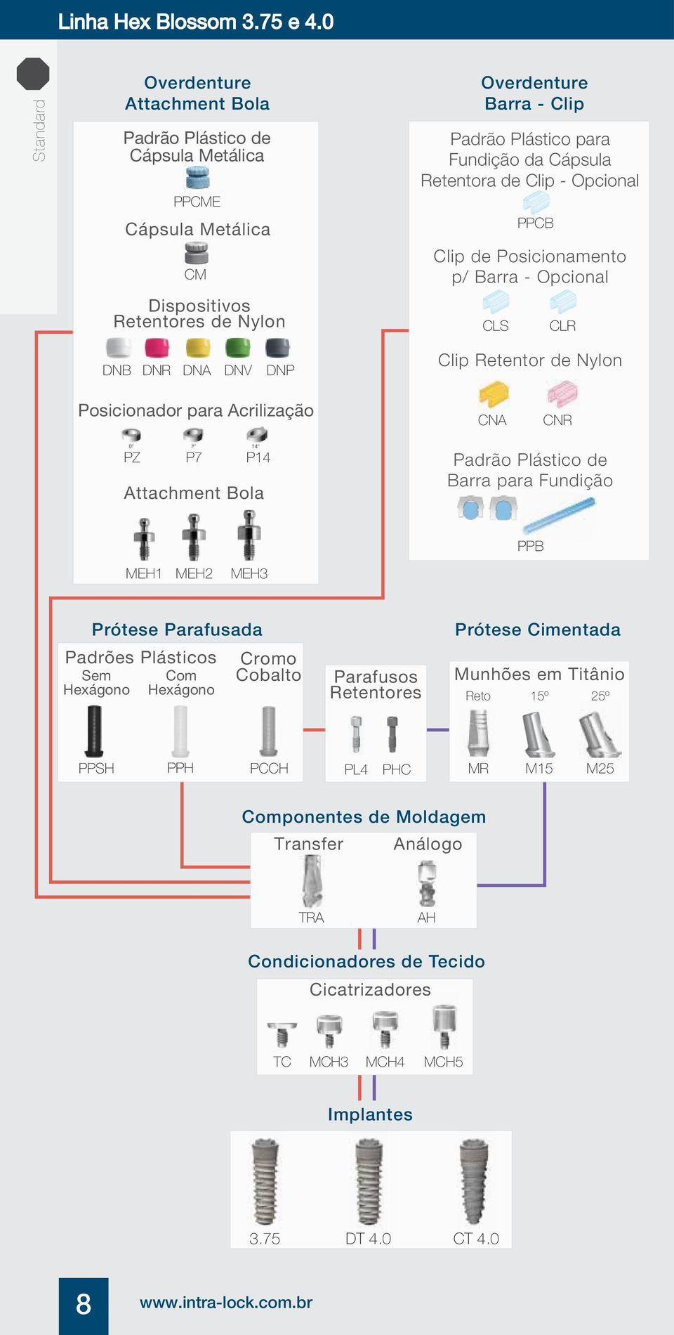 MEH2 MEH3 Padrões Plásticos Sem Com Hexágono Hexágono Cromo Cobalto Munhões