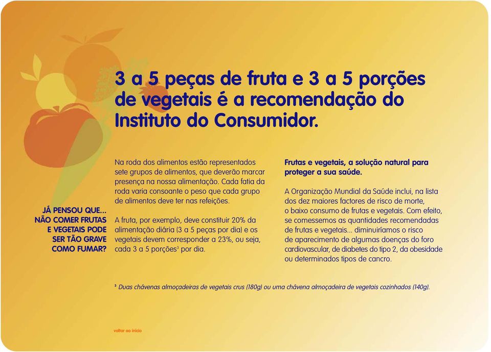 Cada fatia da roda varia consoante o peso que cada grupo de alimentos deve ter nas refeições.