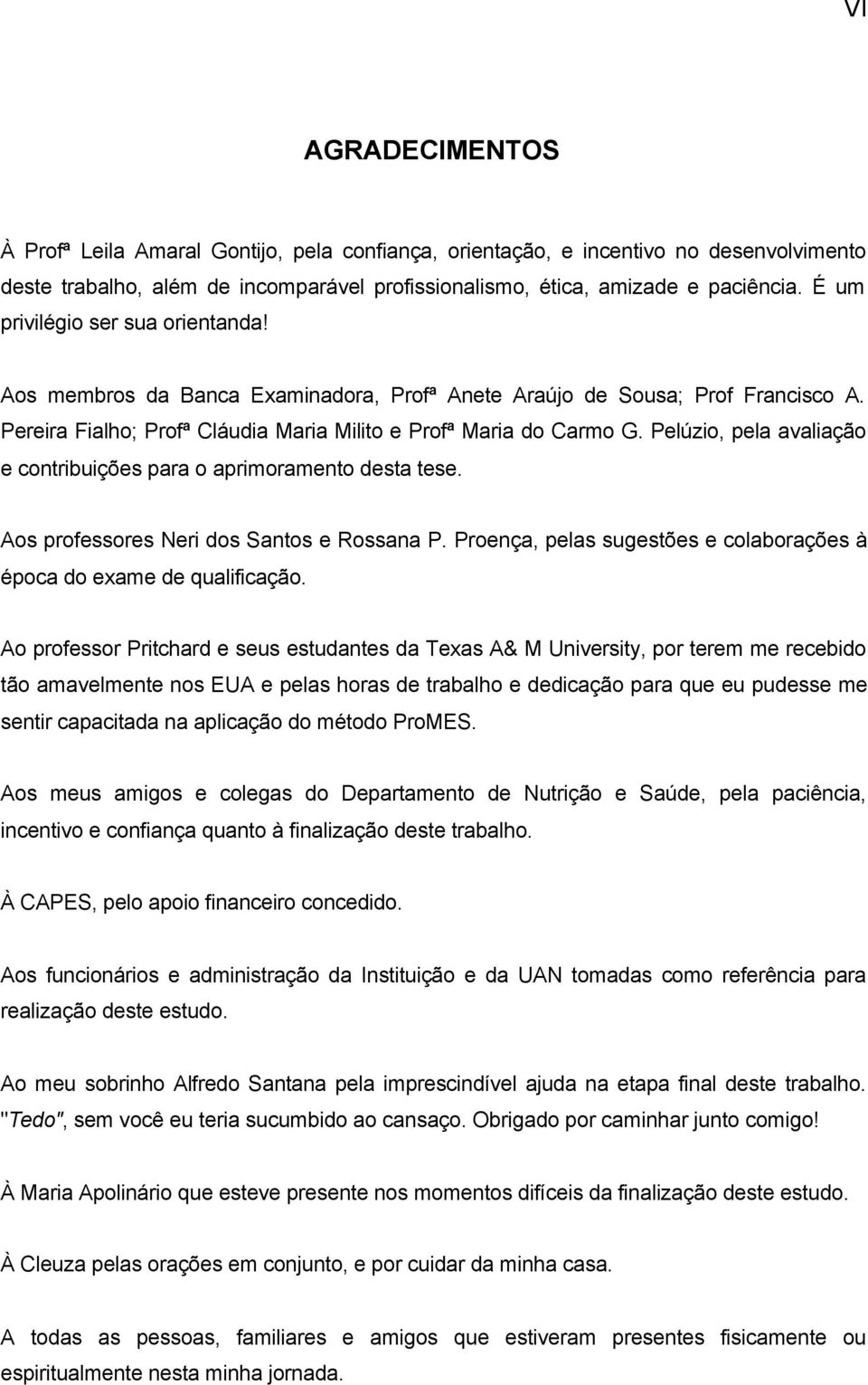 Pelúzio, pela avaliação e contribuições para o aprimoramento desta tese. Aos professores Neri dos Santos e Rossana P. Proença, pelas sugestões e colaborações à época do exame de qualificação.