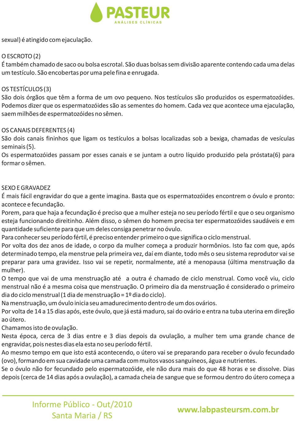 Podemos dizer que os espermatozóides são as sementes do homem. Cada vez que acontece uma ejaculação, saem milhões de espermatozóides no sêmen.