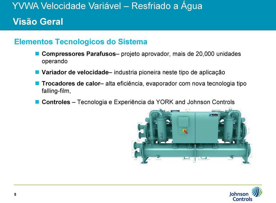 operando Variador de velocidade industria pioneira neste tipo de aplicação Trocadores de calor alta eficiência,