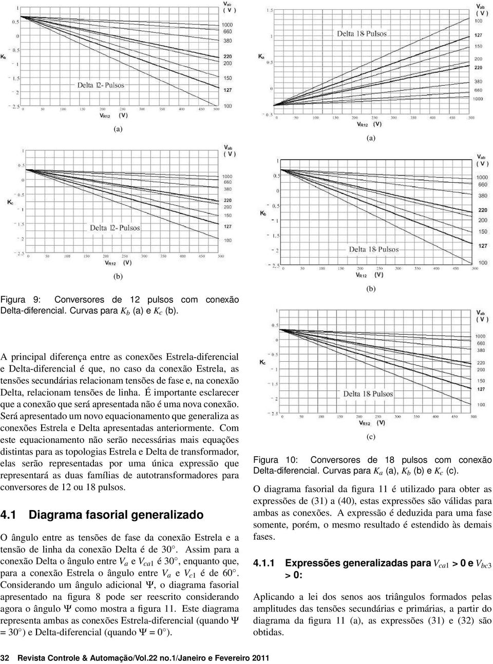 relacionam tensões de linha. É importante esclarecer que a conexão que será apresentada não é uma nova conexão.