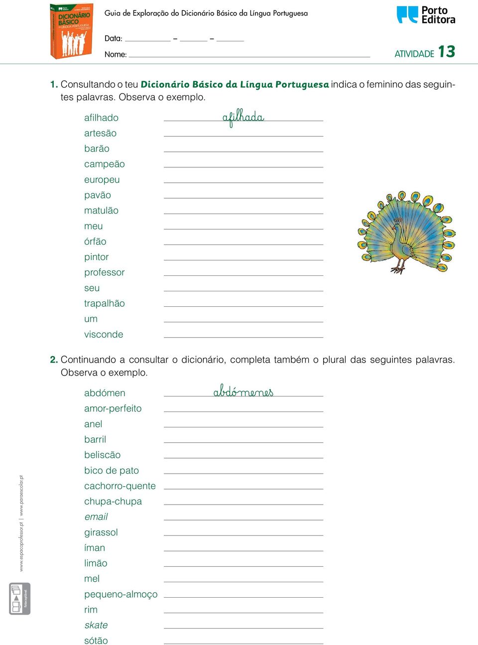 afilhado artesão barão campeão europeu pavão matulão meu órfão pintor professor seu trapalhão um visconde af@i l h@a@d@a@ 2.