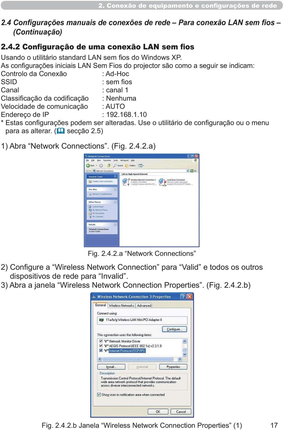 5) Network Connections dispositivos de rede para