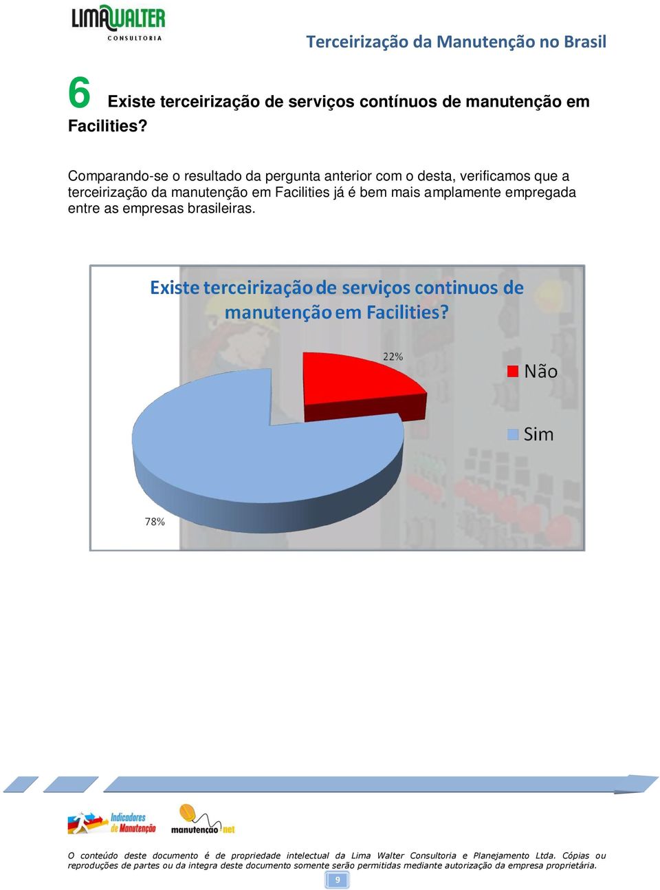 Comparando-se o resultado da pergunta anterior com o desta,