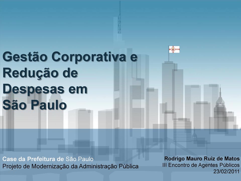 Modernização da Administração Pública Rodrigo Mauro