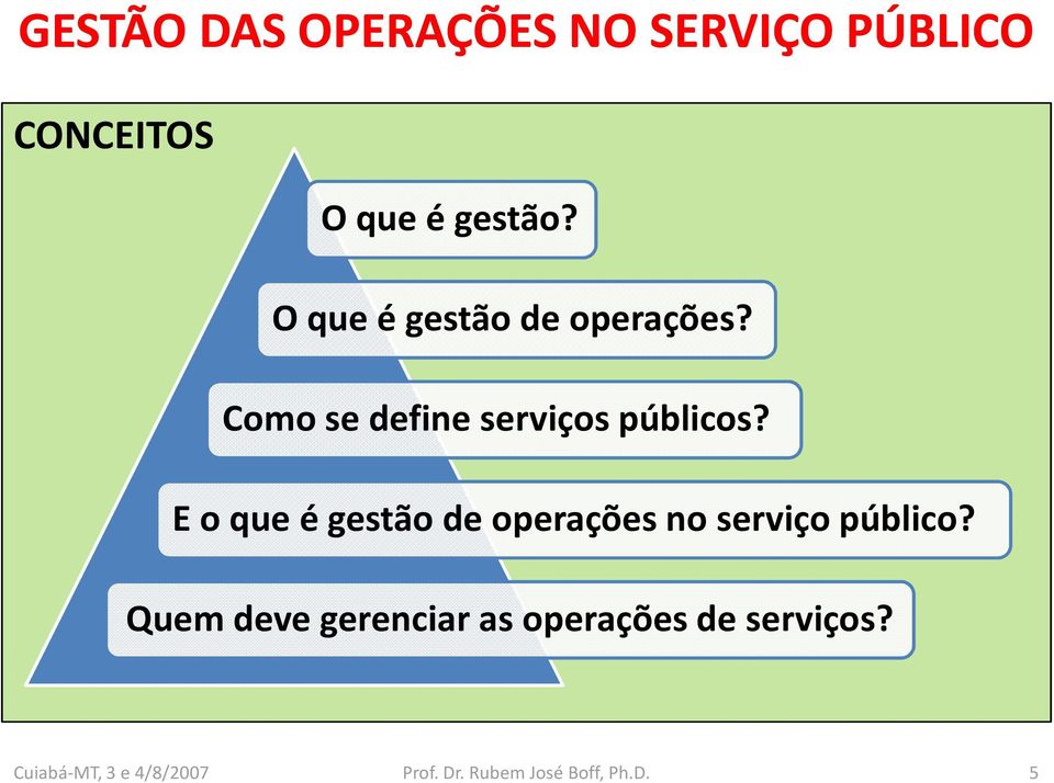 Como se define serviços públicos?