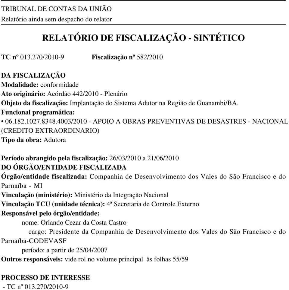 Funcional programática: 06.182.1027.8348.