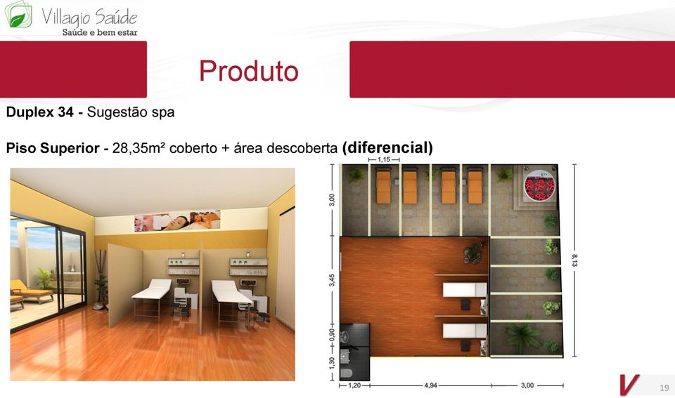 28,35m² coberto + área