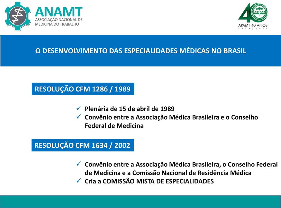 Medicina RESOLUÇÃO CFM 1634 / 2002 Convênio entre a Associação Médica Brasileira, o Conselho