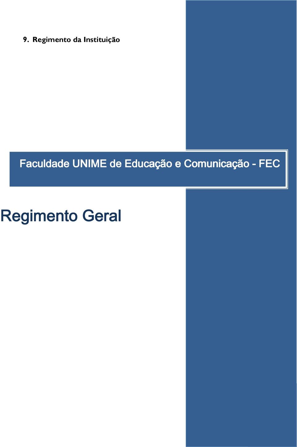 UNIME de Educação e