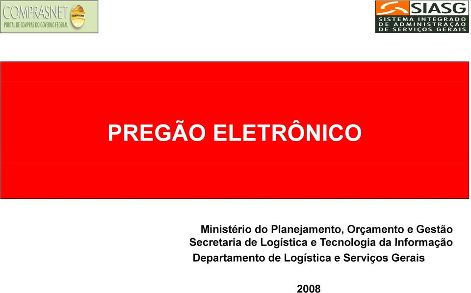 Secretaria de Logística e Tecnologia da