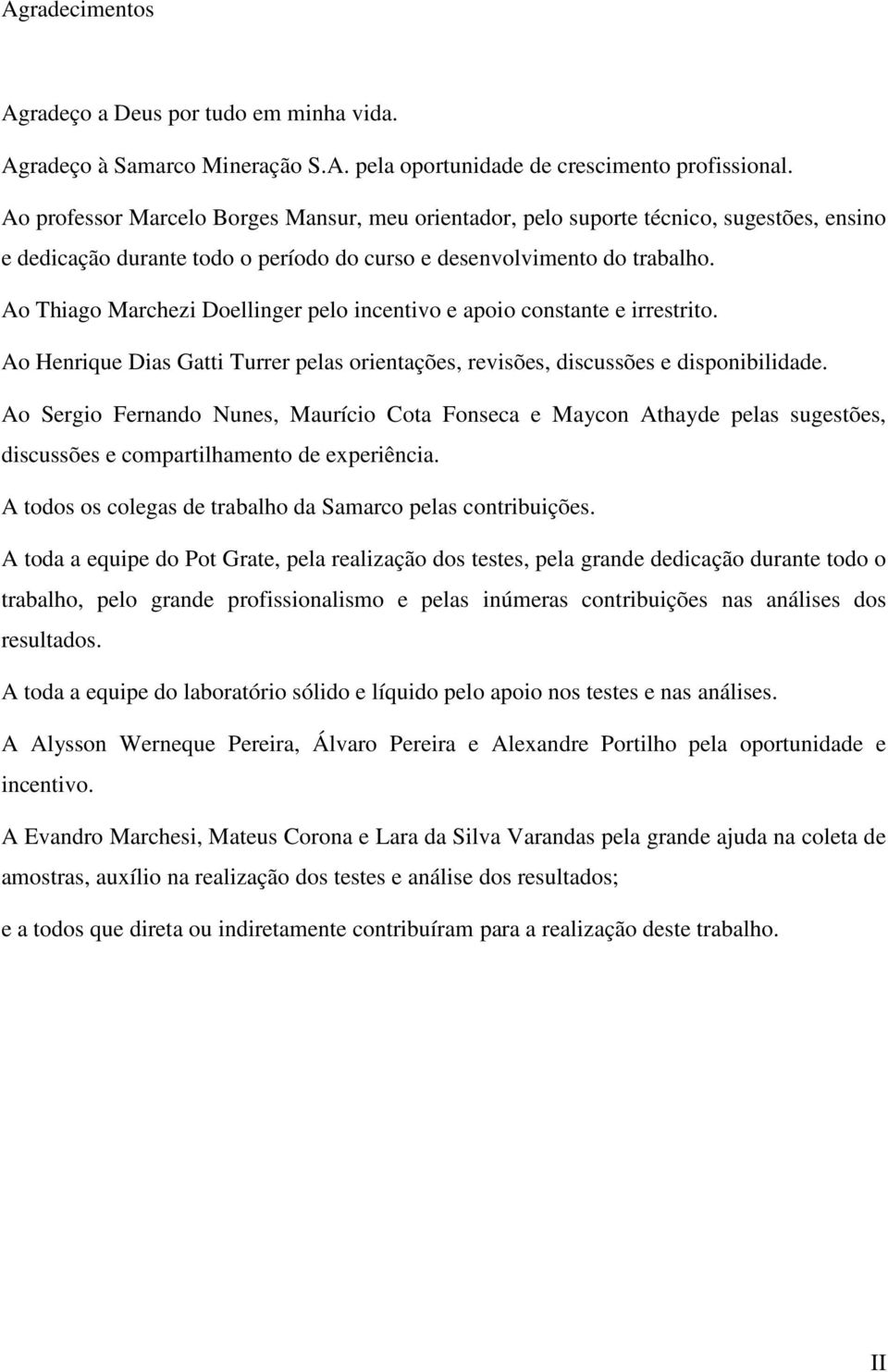 Ao Thiago Marchezi Doellinger pelo incentivo e apoio constante e irrestrito. Ao Henrique Dias Gatti Turrer pelas orientações, revisões, discussões e disponibilidade.