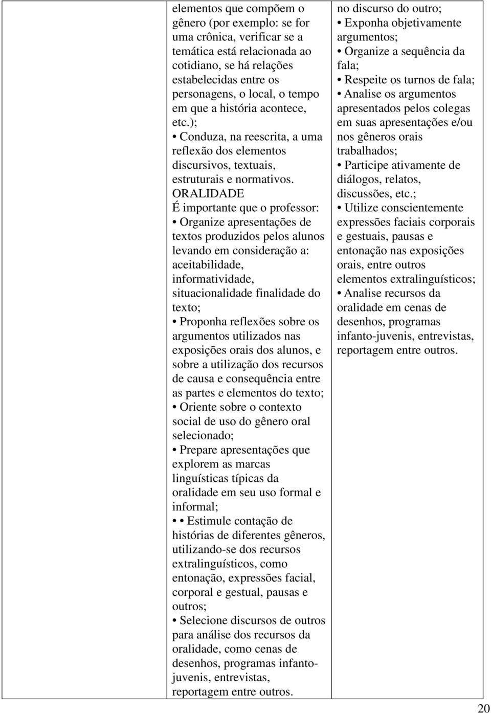 ORALIDADE É importante que o professor: Organize apresentações de textos produzidos pelos alunos levando em consideração a: aceitabilidade, informatividade, situacionalidade finalidade do Proponha