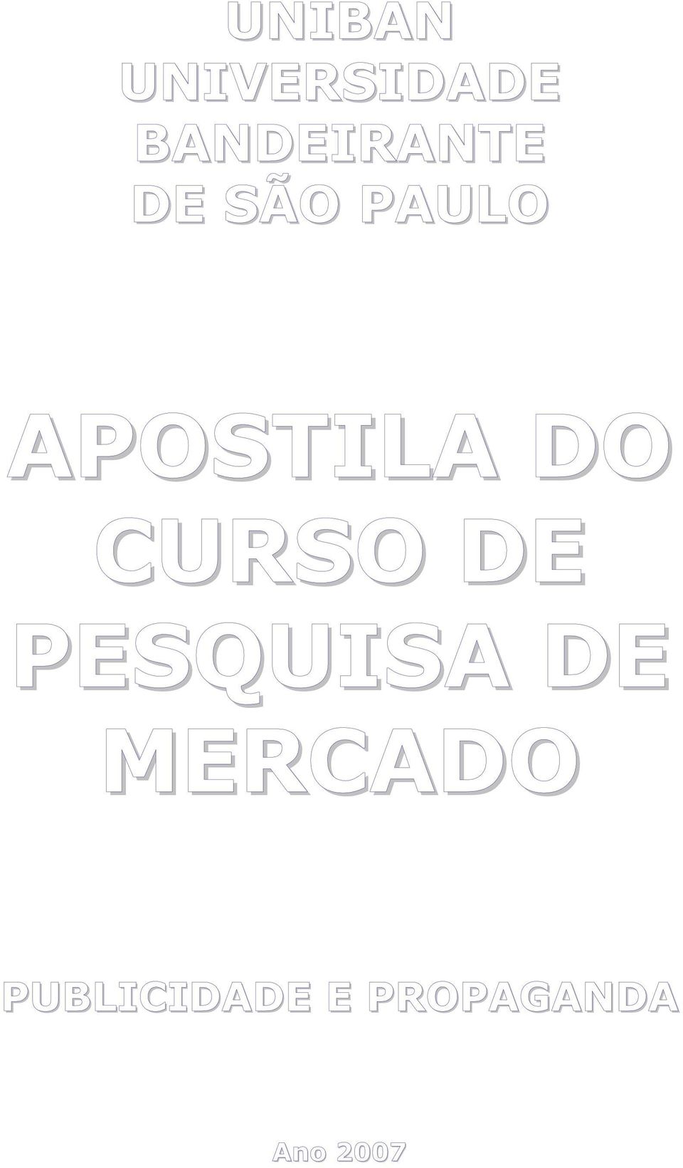 APOSTILA DO CURSO DE PESQUISA