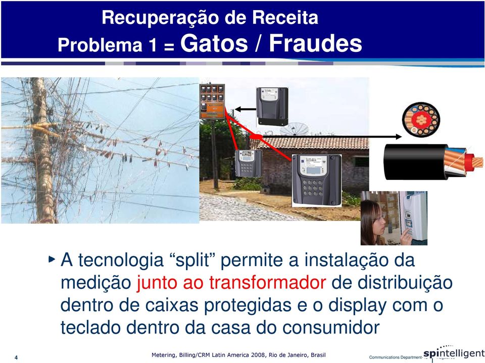 ao transformador de distribuição dentro de caixas