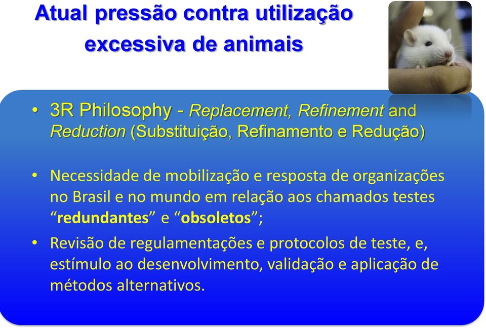no Brasil e no mundo em relação aos chamados testes redundantes e obsoletos ; Revisão de
