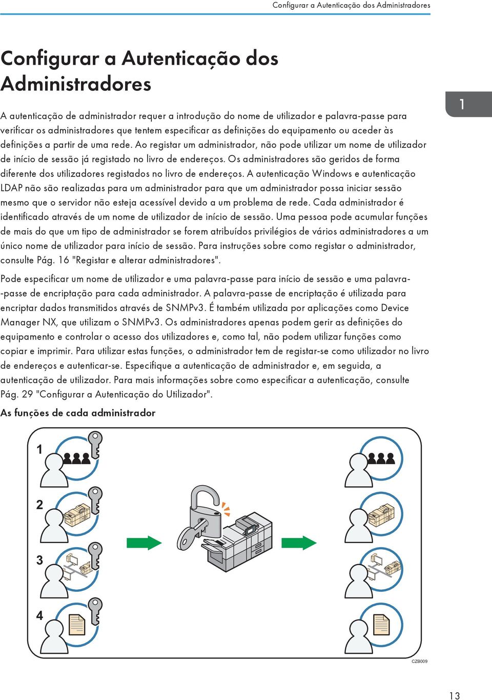 Ao registar um administrador, não pode utilizar um nome de utilizador de início de sessão já registado no livro de endereços.