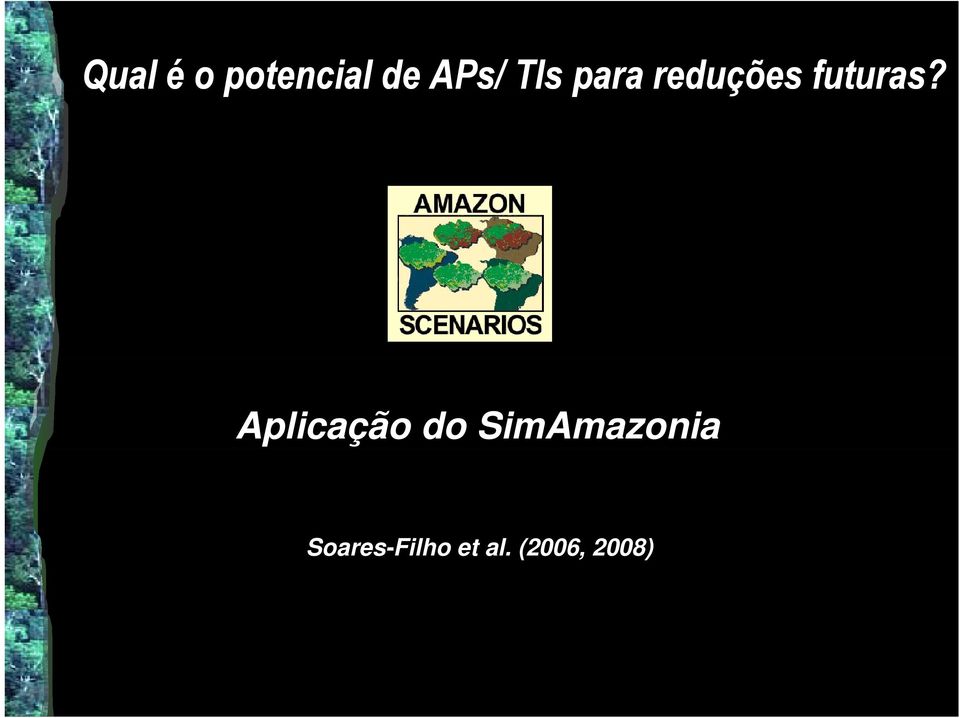 Aplicação do SimAmazonia