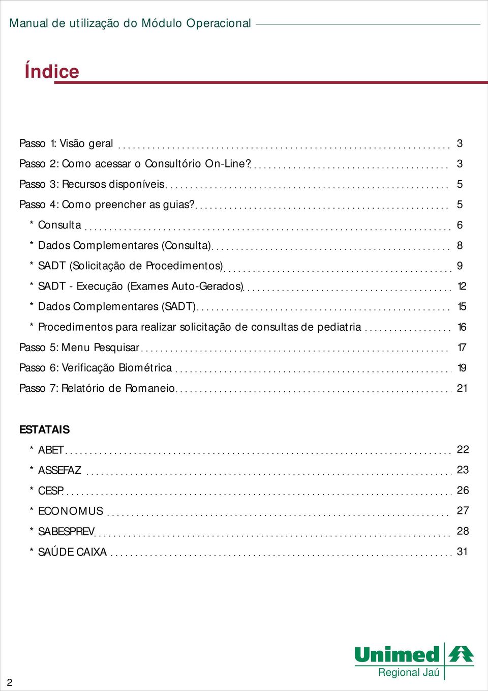 Complementares (SADT) * Procedimentos para realizar solicitação de consultas de pediatria Passo 5: Menu Pesquisar Passo 6: Verificação