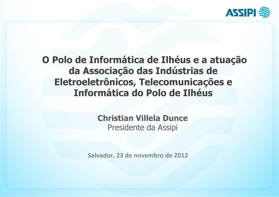 Telecomunicações e Informática do Polo de Ilhéus