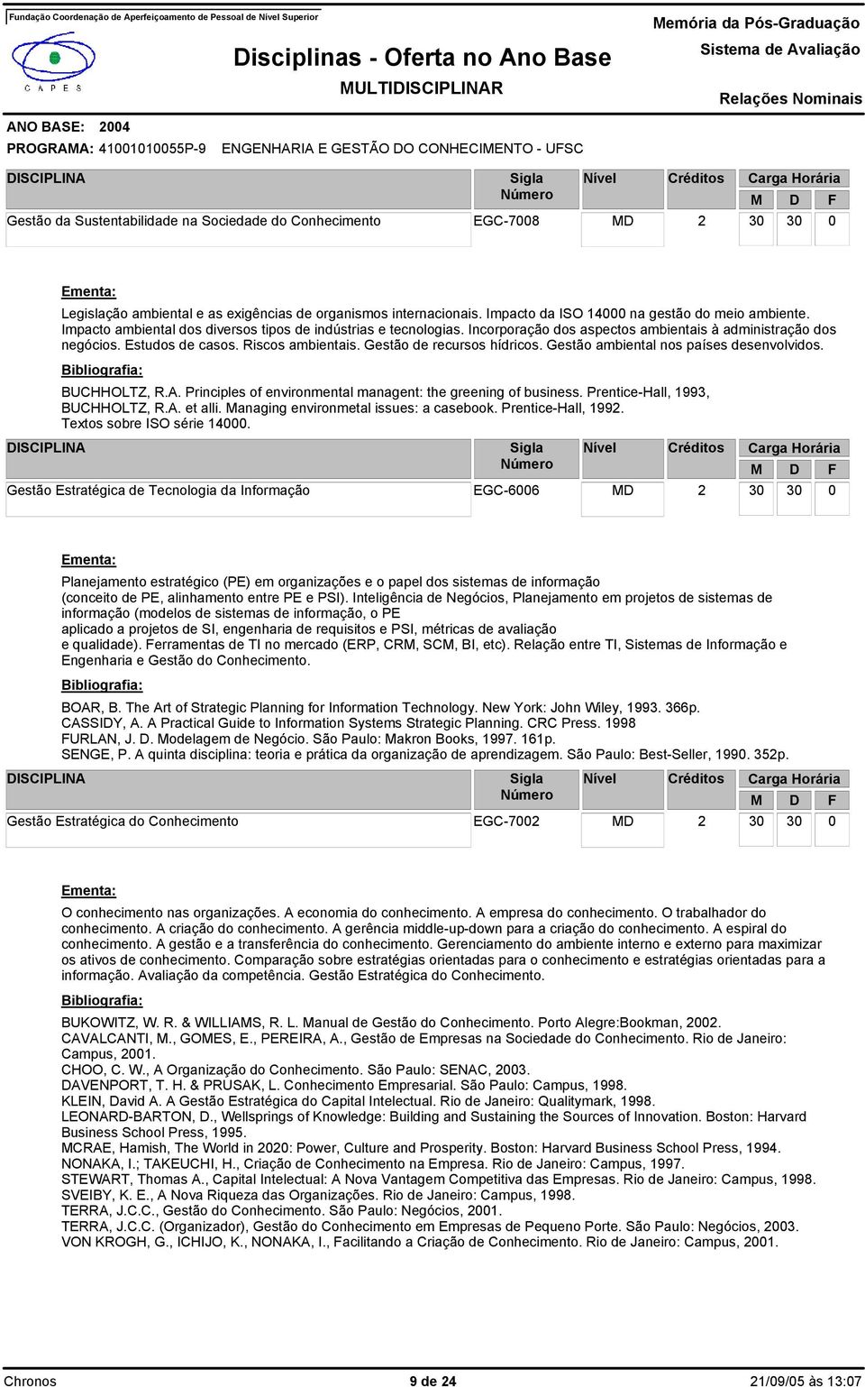 Estudos de casos. Riscos ambientais. Gestão de recursos hídricos. Gestão ambiental nos países desenvolvidos. BUCHHOLTZ, R.A. Principles of environmental managent: the greening of business.