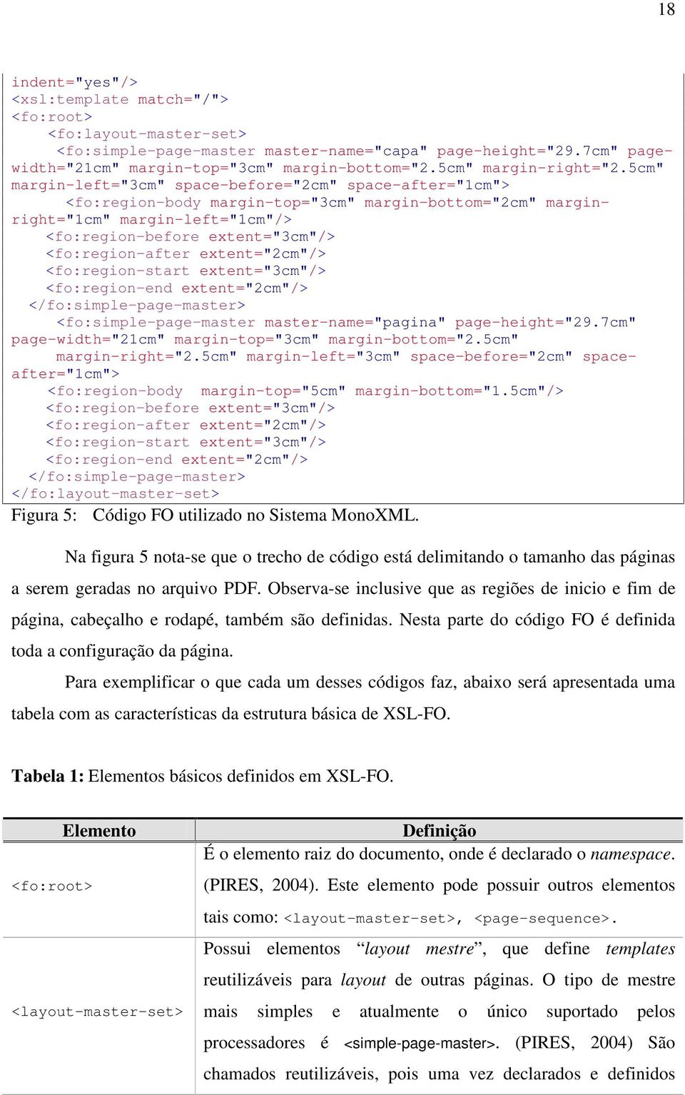 5cm" margin-left="3cm" space-before="2cm" space-after="1cm"> <fo:region-body margin-top="3cm" margin-bottom="2cm" marginright="1cm" margin-left="1cm"/> <fo:region-before extent="3cm"/>