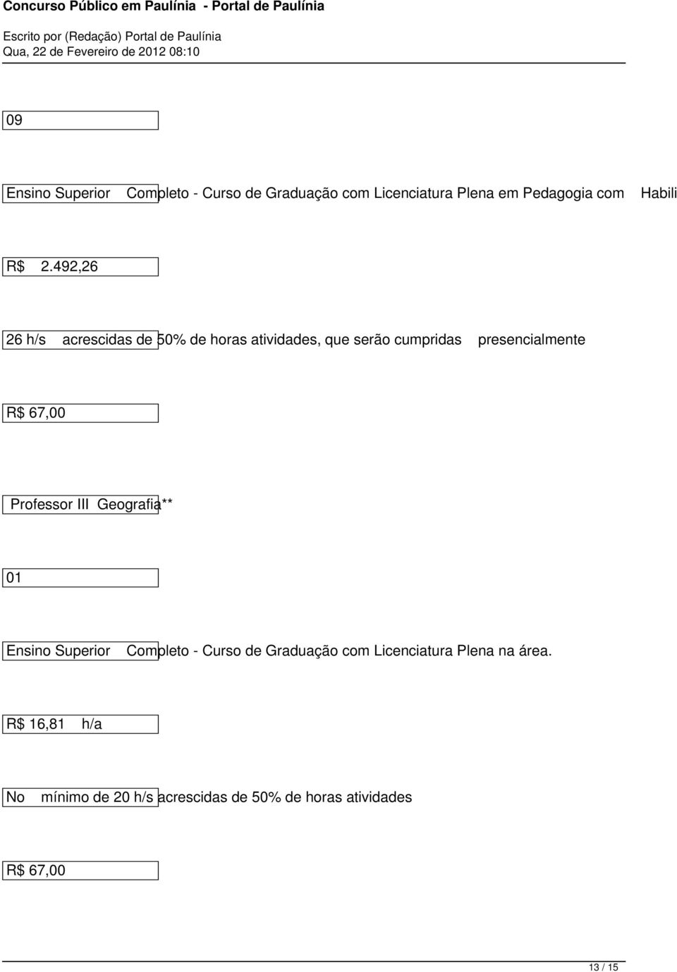 492,26 26 h/s acrescidas de 50% de horas atividades, que serão cumpridas presencialmente