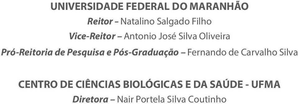 Pesquisa e Pós-Graduação Fernando de Carvalho Silva CENTRO DE