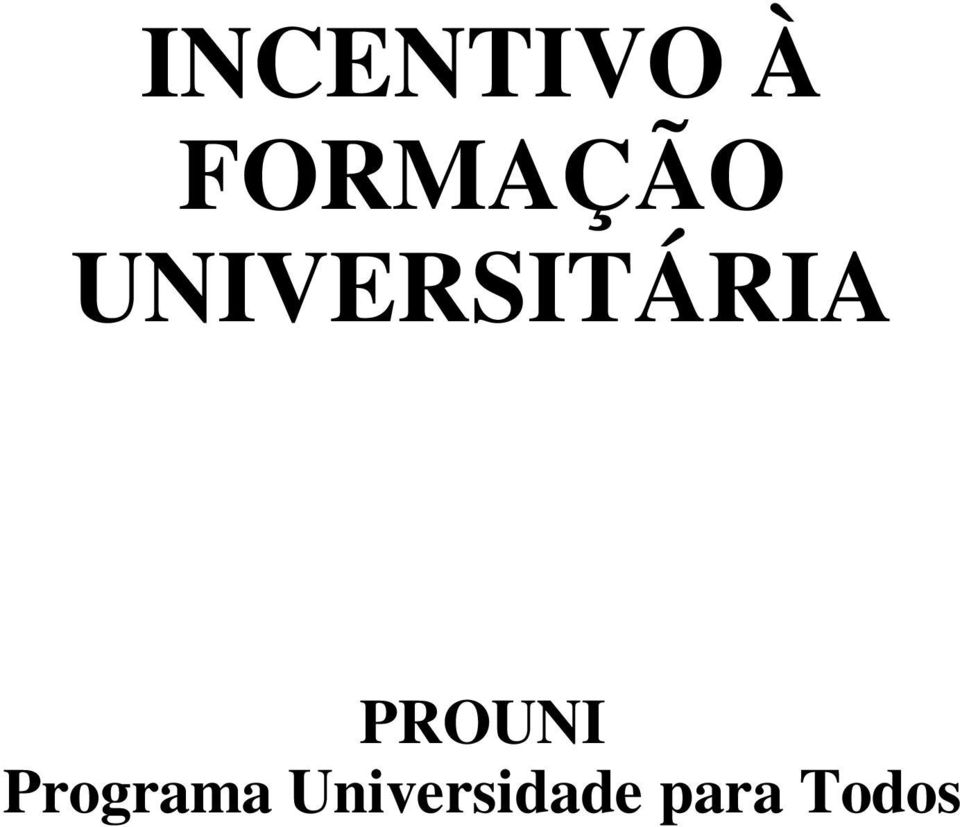 UNIVERSITÁRIA