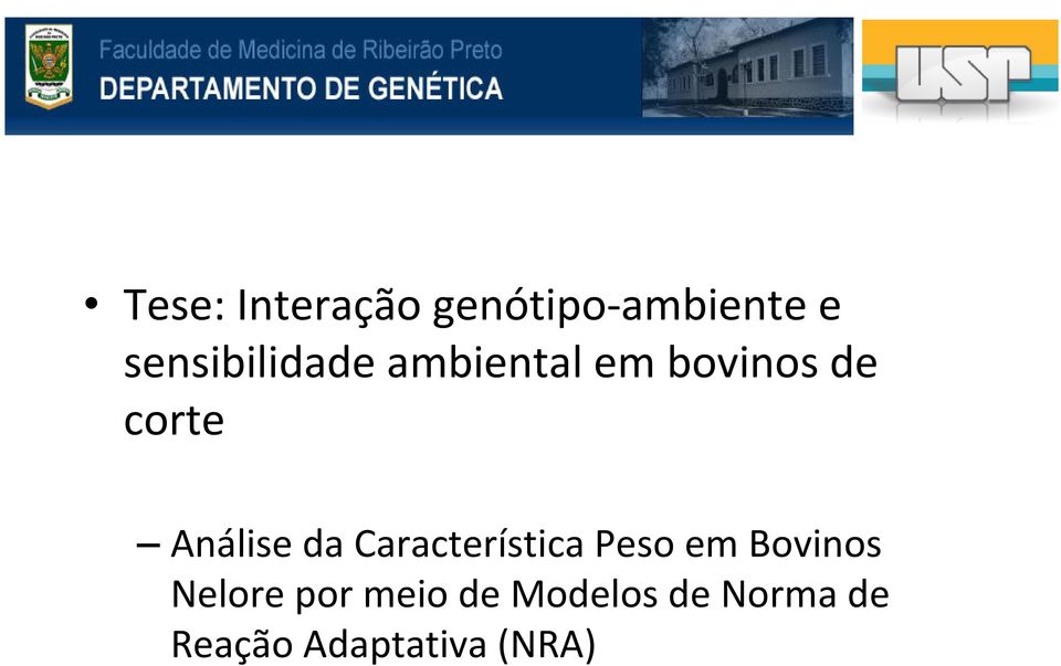 Análise da Característica Peso em Bovinos