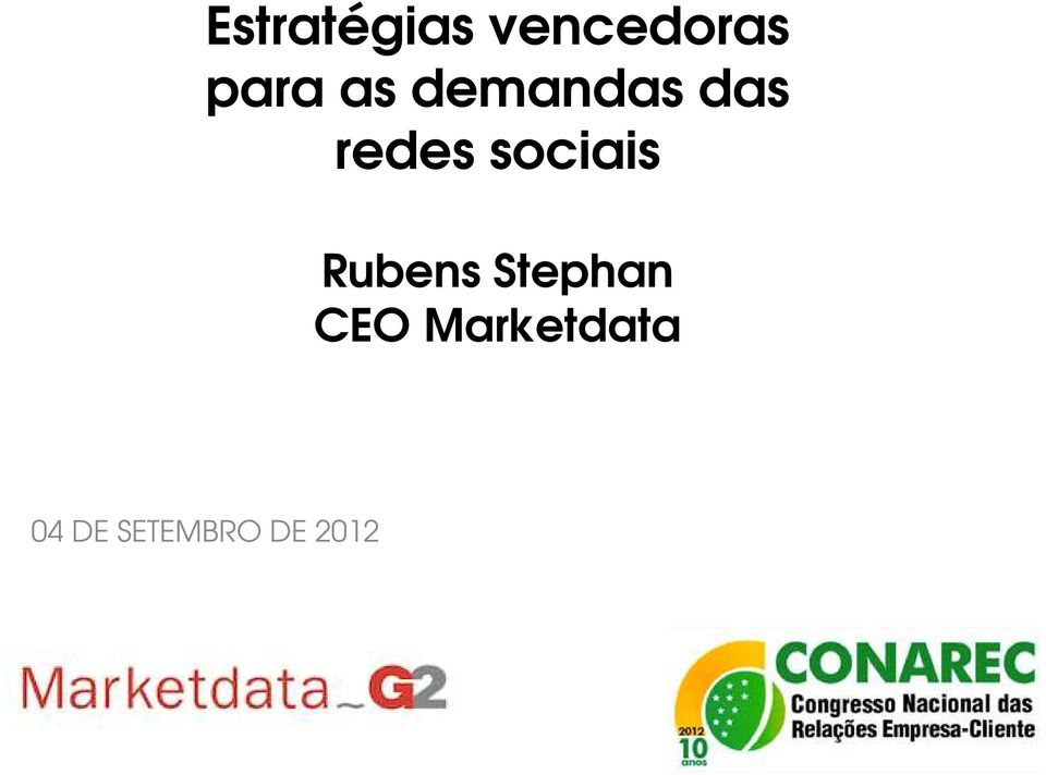 sociais Rubens Stephan CEO