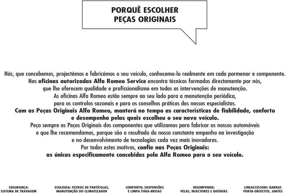 As oficinas Alfa Romeo estão sempre ao seu lado para a manutenção periódica, para os controlos sazonais e para os conselhos práticos dos nossos especialistas.