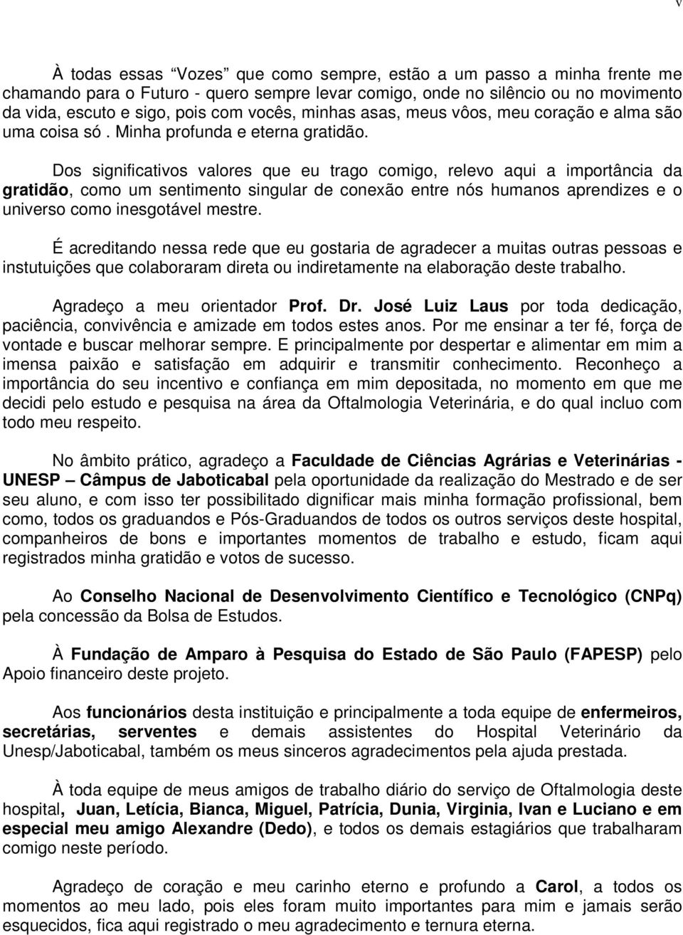 Dos significativos valores que eu trago comigo, relevo aqui a importância da gratidão, como um sentimento singular de conexão entre nós humanos aprendizes e o universo como inesgotável mestre.