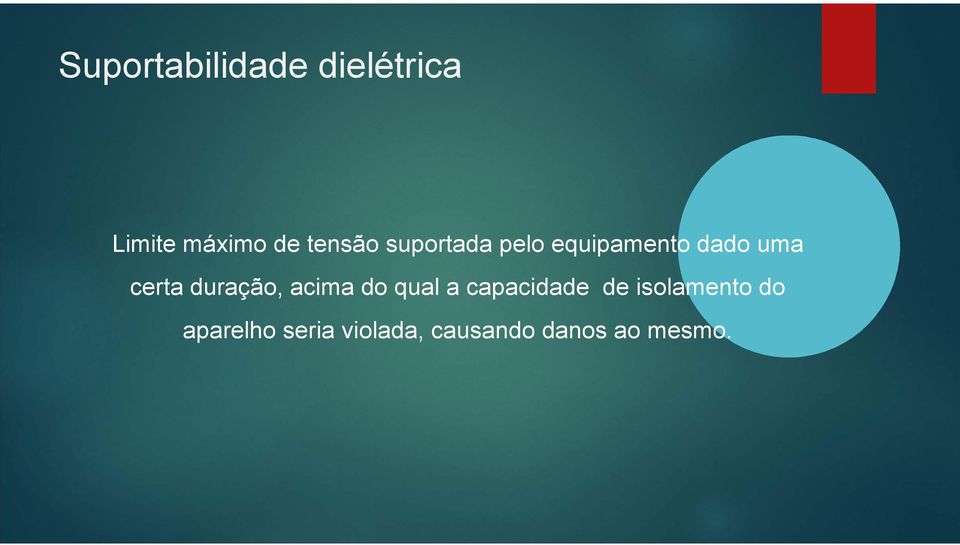 duração, acima do qual a capacidade de