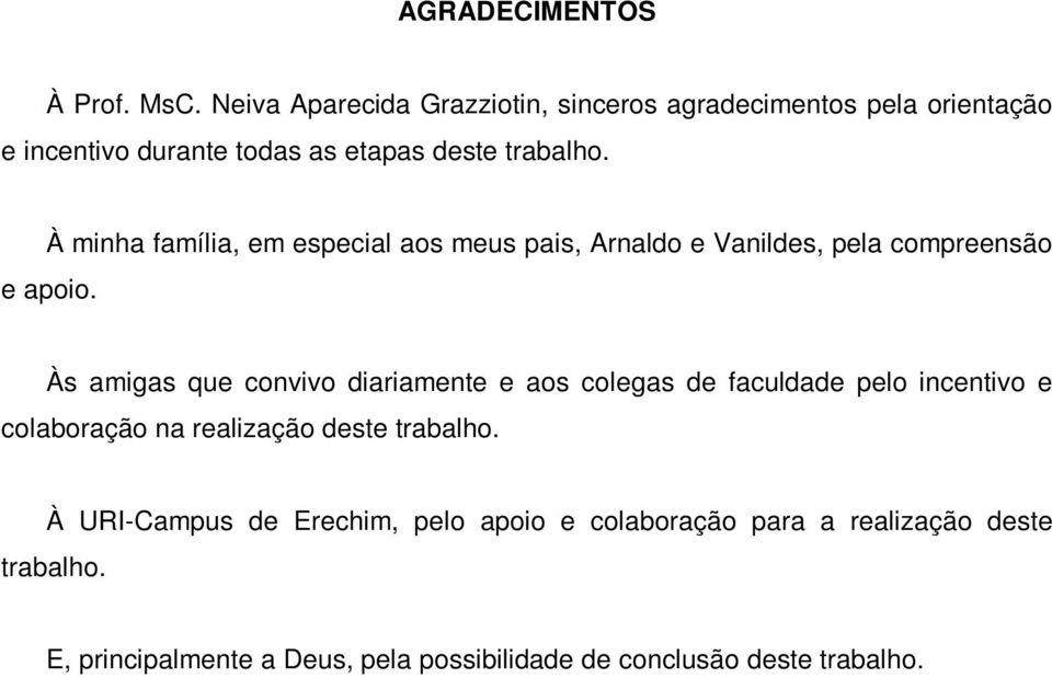 À minha família, em especial aos meus pais, Arnaldo e Vanildes, pela compreensão e apoio.