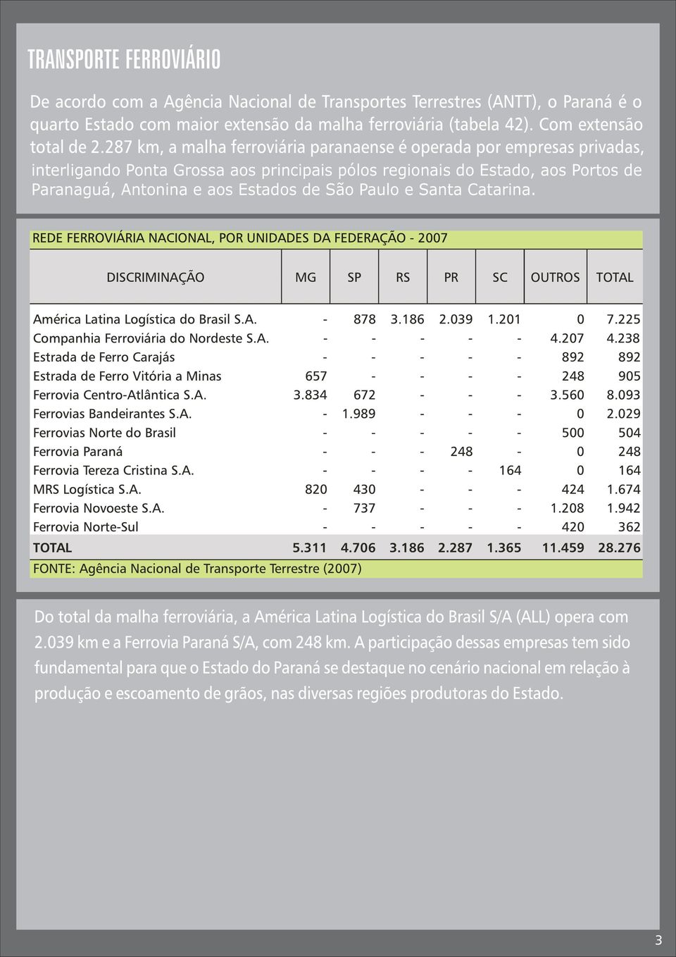 Estado, aos Portos de Paranaguá,