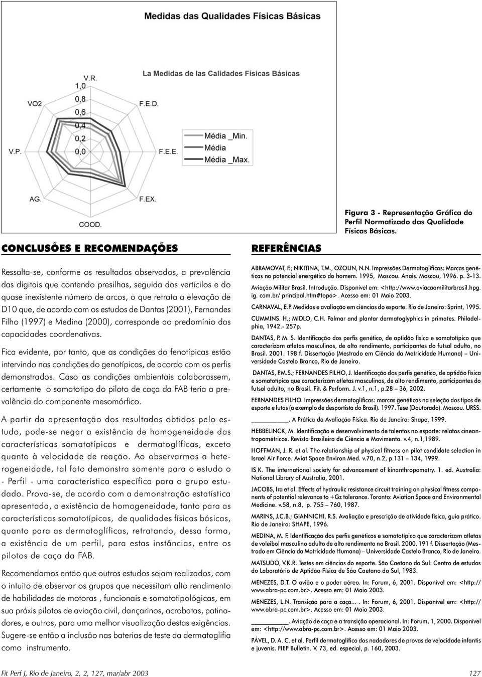 retrata a elevação de D10 que, de acordo com os estudos de Dantas (2001), Fernandes Filho (1997) e Medina (2000), corresponde ao predomínio das capacidades coordenativas.