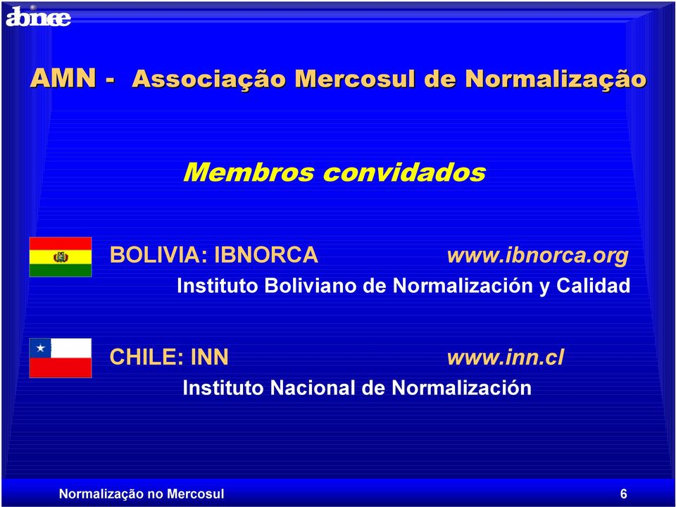 org Instituto Boliviano de Normalización y Calidad