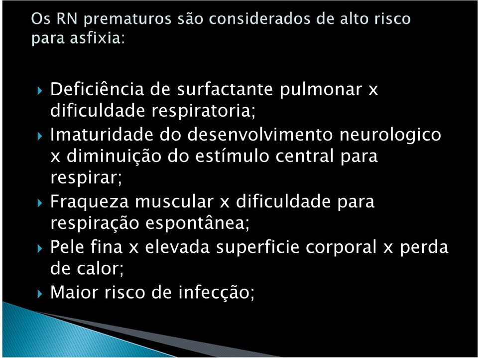 central para respirar; Fraqueza muscular x dificuldade para respiração