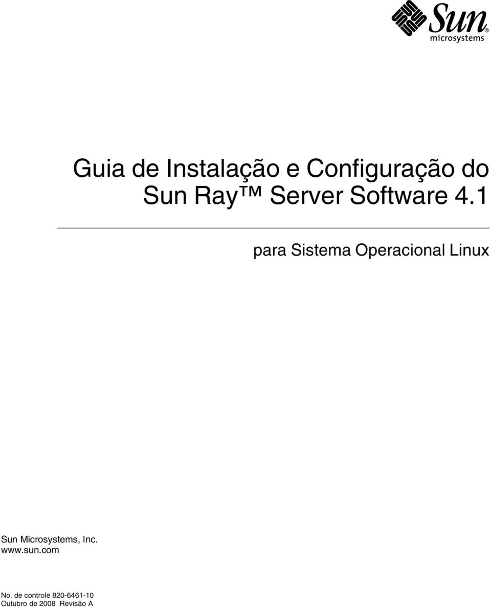 1 para Sistema Operacional Linux Sun