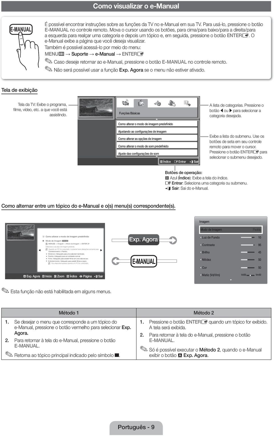O e-manual exibe a página que você deseja visualizar.