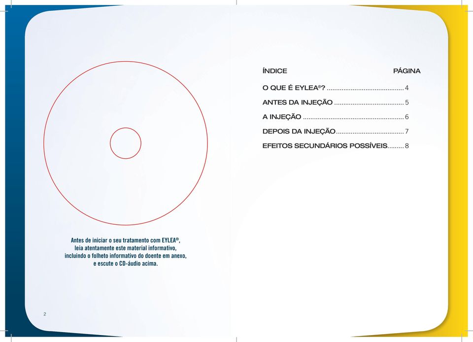 .. 8 Antes de iniciar o seu tratamento com EYLEA, leia atentamente este