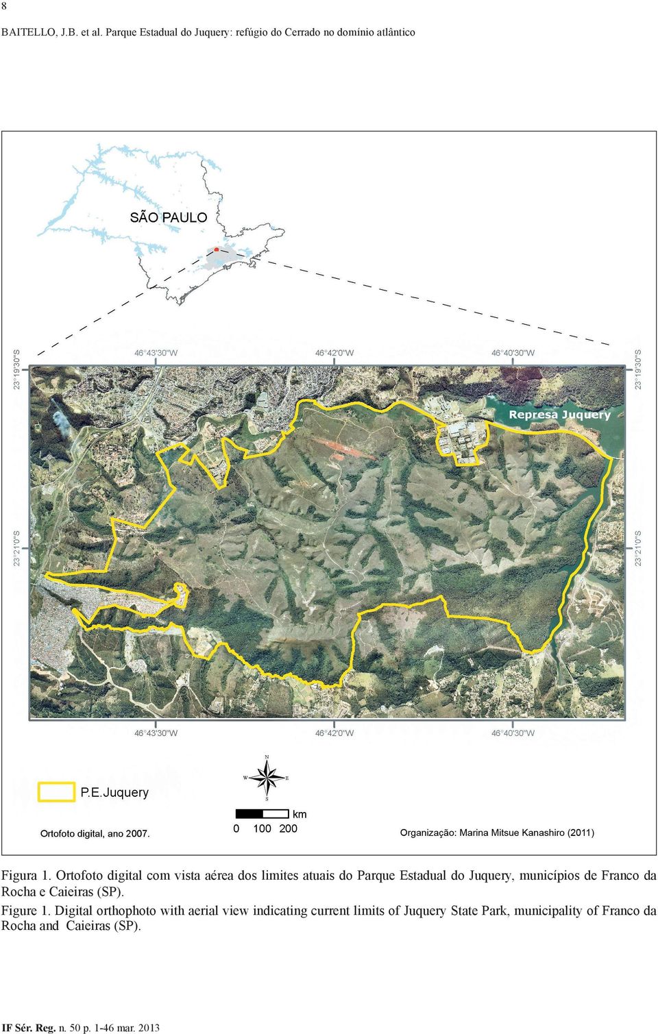 do Juquery, municípios de Franco da Rocha e Caieiras (SP). Figure 1.