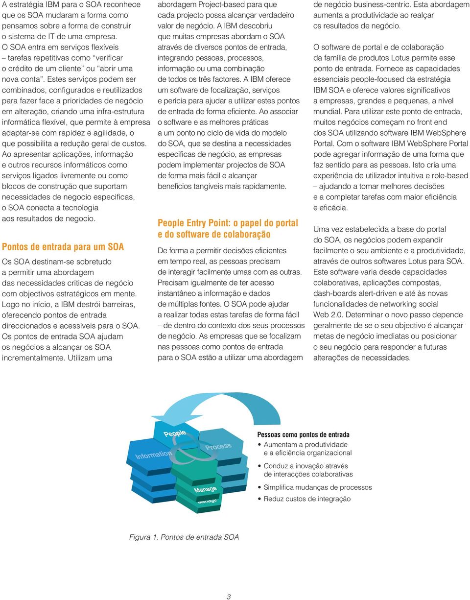 Estes serviços podem ser combinados, configurados e reutilizados para fazer face a prioridades de negócio em alteração, criando uma infra-estrutura informática flexível, que permite à empresa