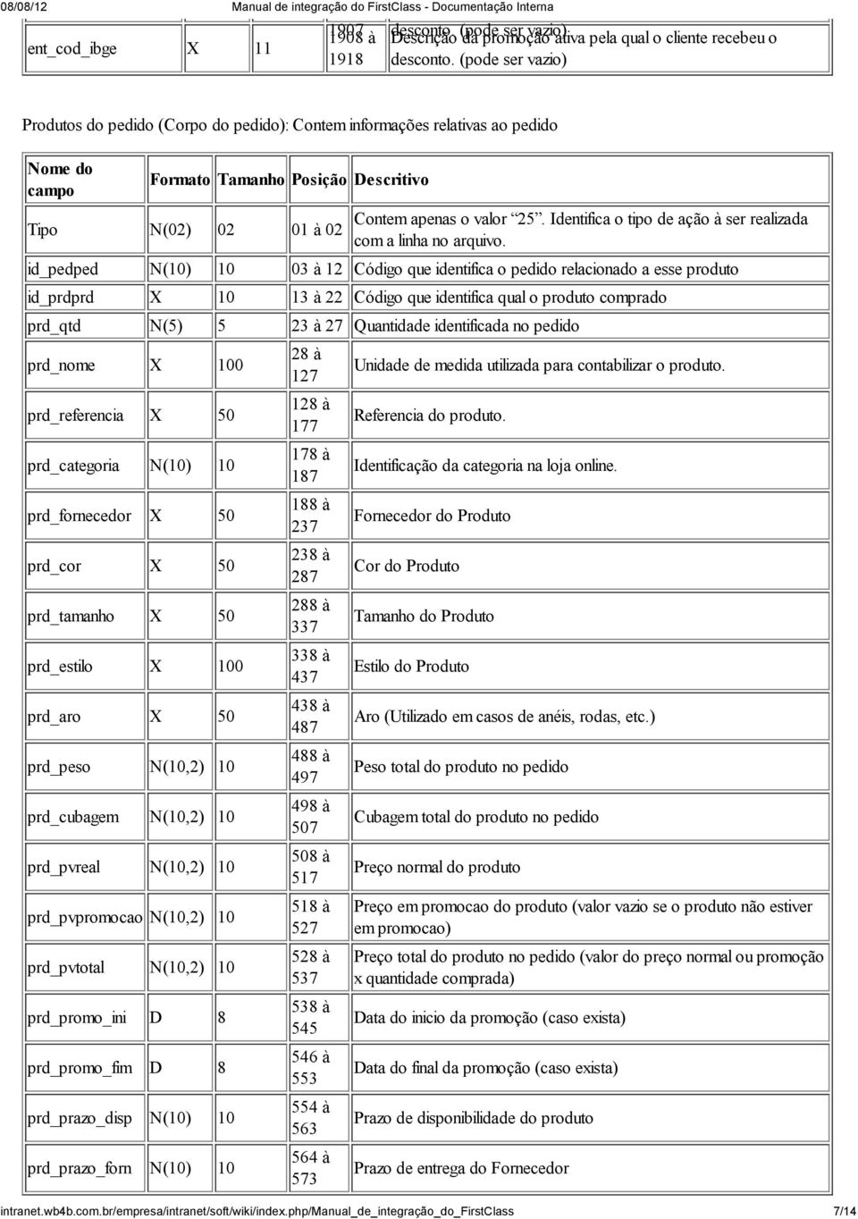 Identifica o tipo de ação à ser realizada com a linha no arquivo.