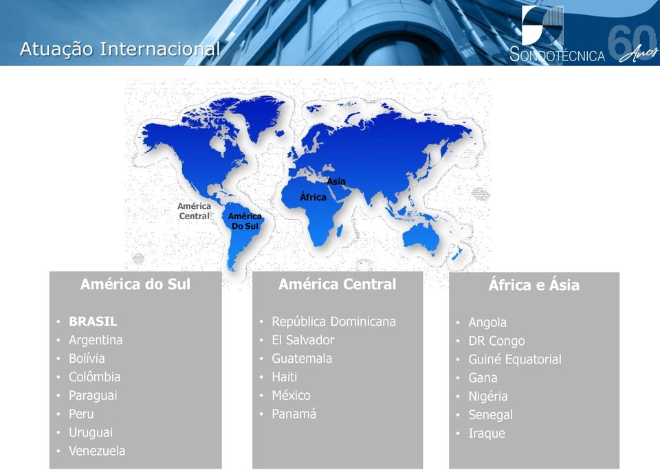 Paraguai Peru Uruguai Venezuela República Dominicana El Salvador Guatemala