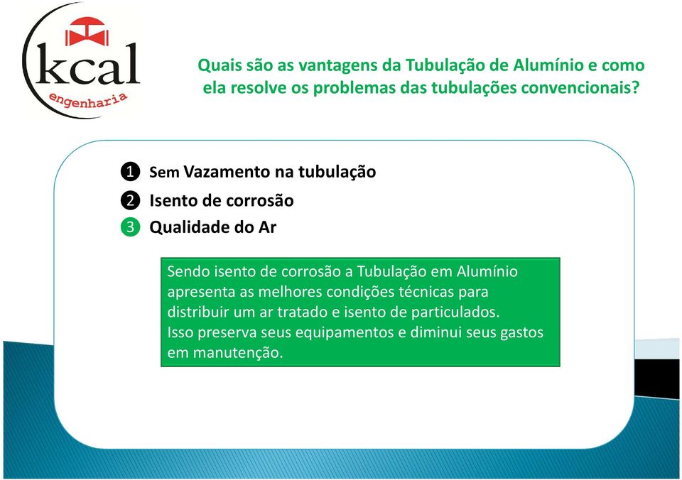 condições técnicas para distribuir um ar tratado e isento de